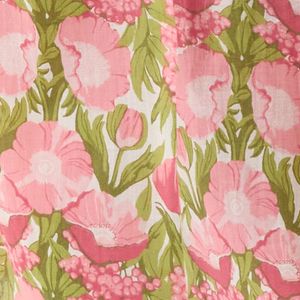 Icelandic Poppies Pink Cotton Night Shirt 4