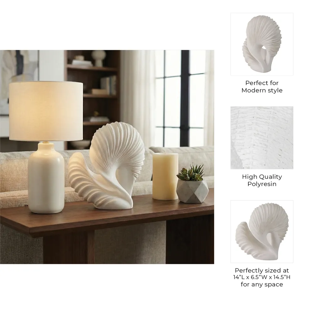 EDGEBEACH WHITE DECOR 15 (IN)