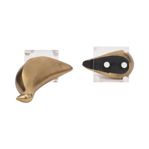DEWEYMILL SET OF 2 GOLD DECOR 8 (IN) 7