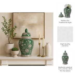 ELDREDPORT GREEN CHINOISERIE 19 (IN) 10