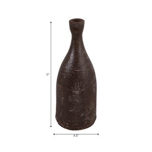 PAXTONCLIFF BROWN CANDLE HOLDER 11 (IN) 7