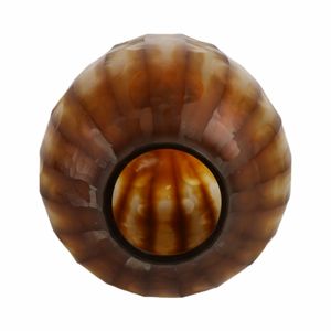 HOUSTONCREST BROWN GLASS VASE 19 (IN) 8