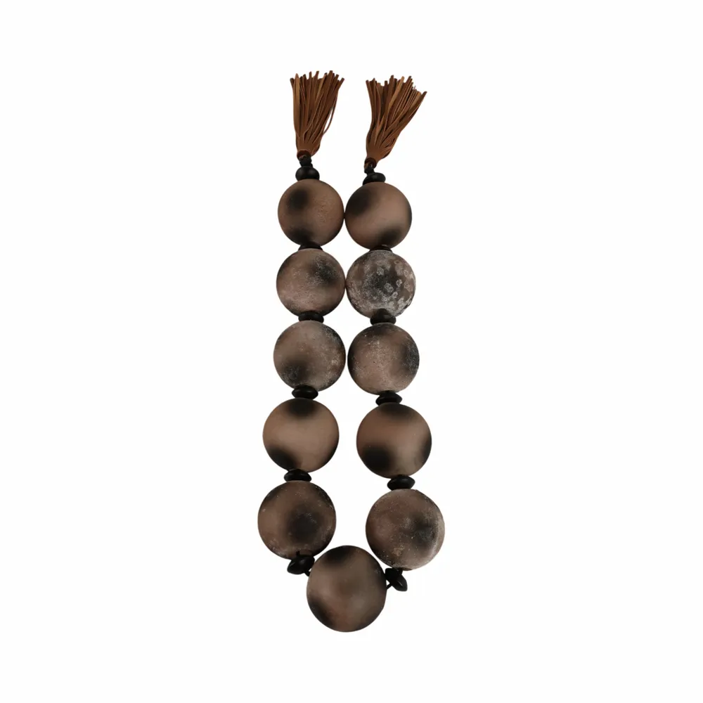 CALVINDALE BROWN BEAD 3 (IN)