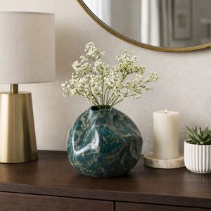 BRAMHAM BLACK VASE 7 (IN) 12