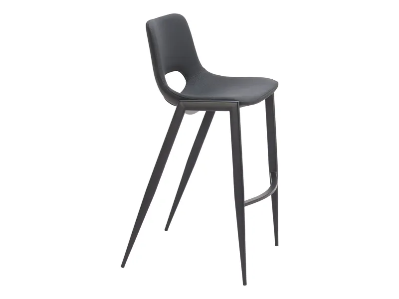 Desi Armless Barstool Black 7