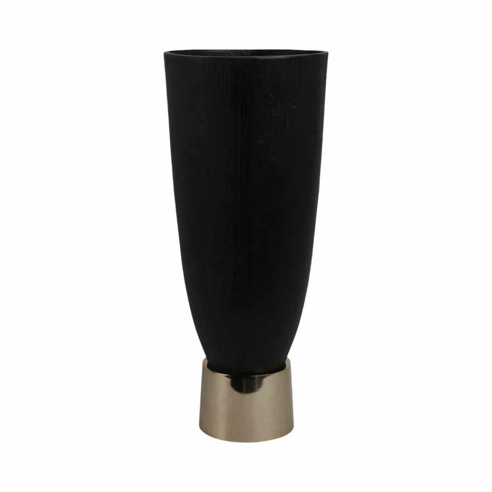 SHAWCREST BLACK VASE 20 (IN)