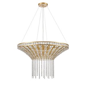 Fantania 36'' Wide 8-Light Chandelier - Champagne Gold 2