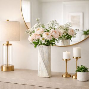 GREYSONCROSS BROWN VASE 9 (IN) 2