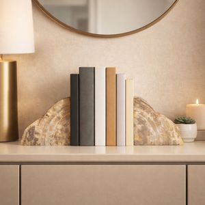 GORDENWELL SET OF 2 BROWN BOOKENDS 6 (IN) 2