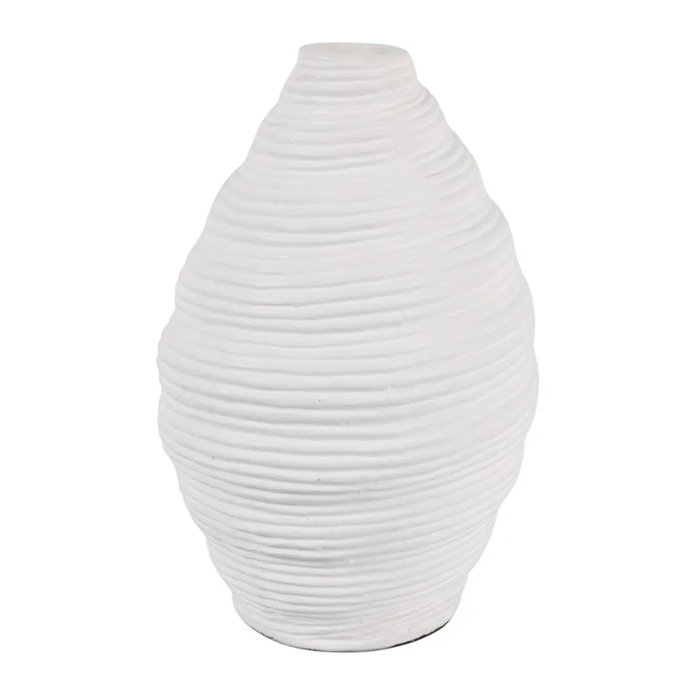KELSEYHOLM WHITE VASE 14 (IN)