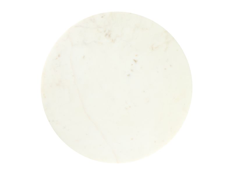Aven Side Table White & Gold 6