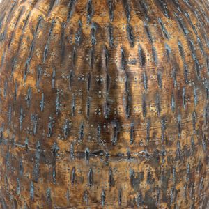 Fowler Vase - Round Patinated Brass 3