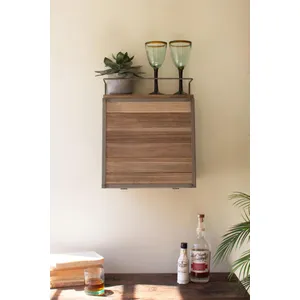 Wall Bar with Fold Down Shelf 2