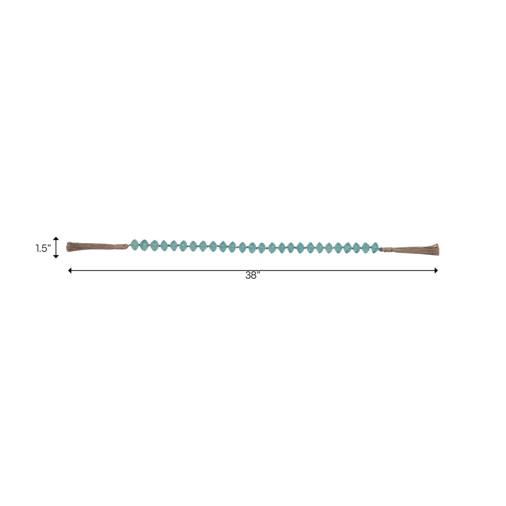 FLORAFIELD BLUE BEAD 2 (IN)