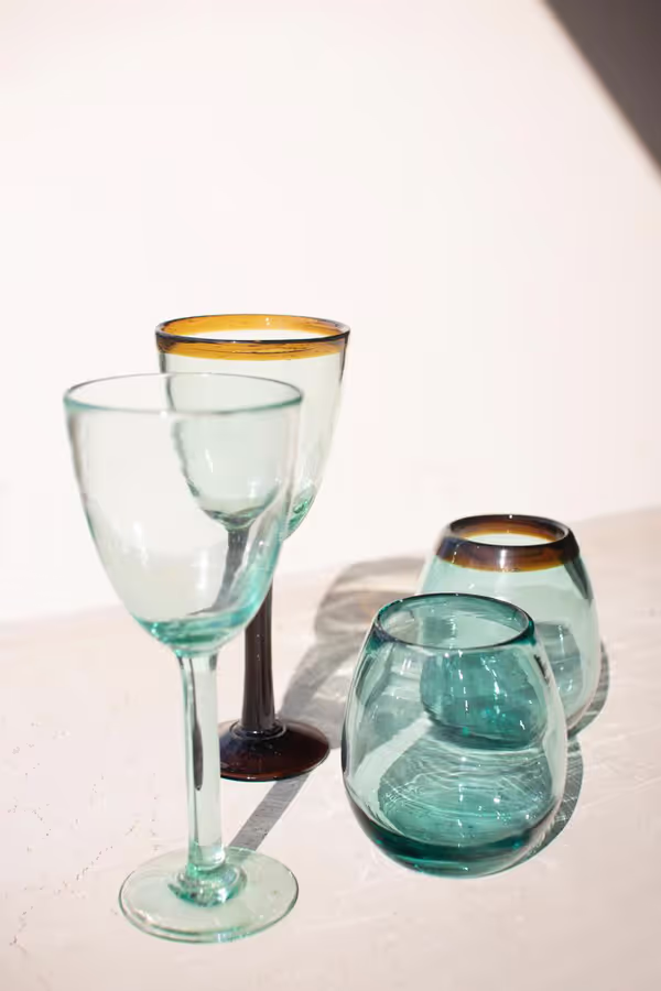 Clear Wine Glass