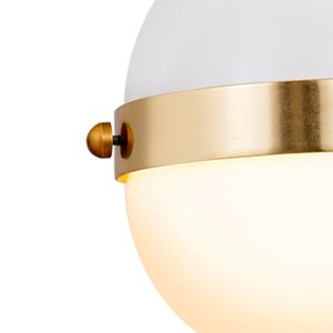 Harmelin 7'' Wide 1-Light Mini Pendant - White 3