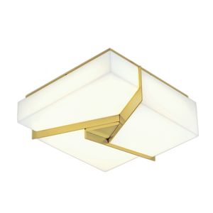 Candeau 12.75'' Wide Integrated LED Flush Mount - Satin Brass 1