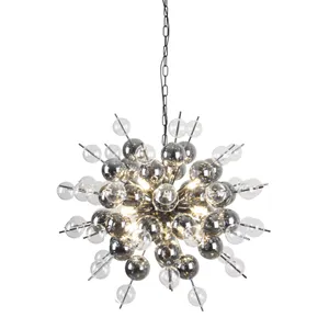 DEMPSEYWAY GRAY CHANDELIER 28 (IN) 3