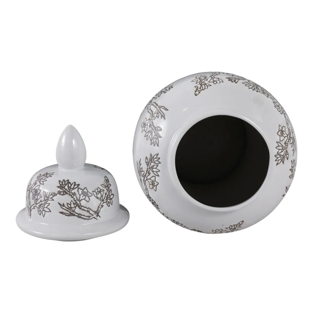BARTONRUN WHITE CHINOISERIE 15 (IN)
