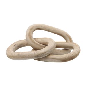 28" 3 WOODEN LINKS, NATURAL 1