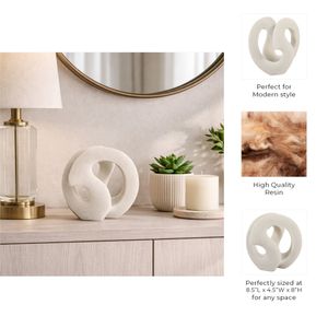 LEILAOAK WHITE DECOR 8 (IN) 11