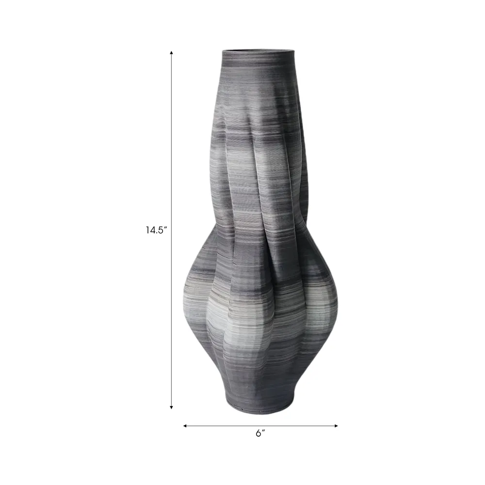 AIDENWELL GRAY VASE 15 (IN)