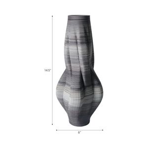 AIDENWELL GRAY VASE 15 (IN) 7