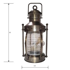 Mariner 16'' High Outdoor Wall Light - Brass 3