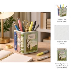 CARSONSTONE GREEN PENCIL CUP 4 (IN) 10