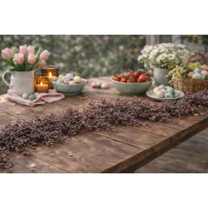Plum Garland 78in 1