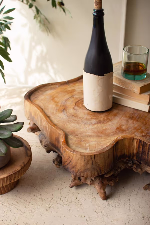 Mulberry Root and Willow Wood Serving Tray