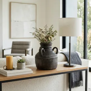 NOELWIND BLACK VASE 12 (IN) 2