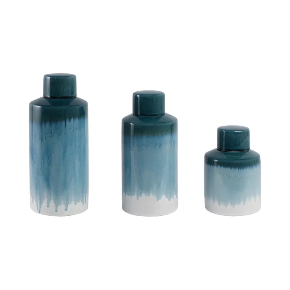 HAXTONCREST SET OF 3 GREEN STORAGE 14 (IN)