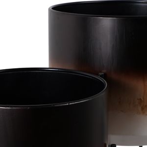 NICOLEHAM SET OF 2 BROWN PLANTER 23 (IN) 7