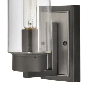 Garity 13.5'' High 1-Light Outdoor Sconce - Textured Black 4