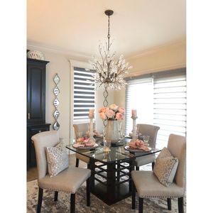 Crislett 31'' Wide 6-Light Chandelier - Sunglow Bronze 5