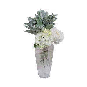 TURNERSTONE CLEAR GLASS VASE 12 (IN) 3