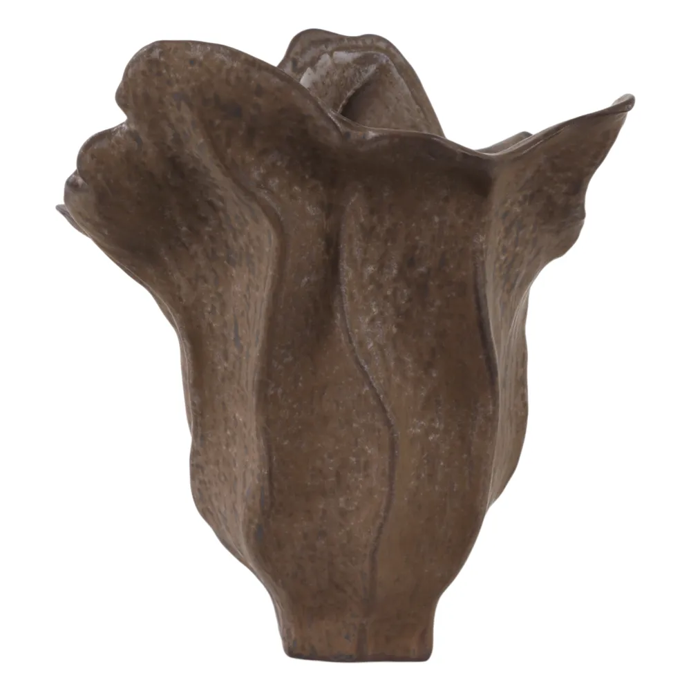 EWINGLAND BROWN VASE 13 (IN)