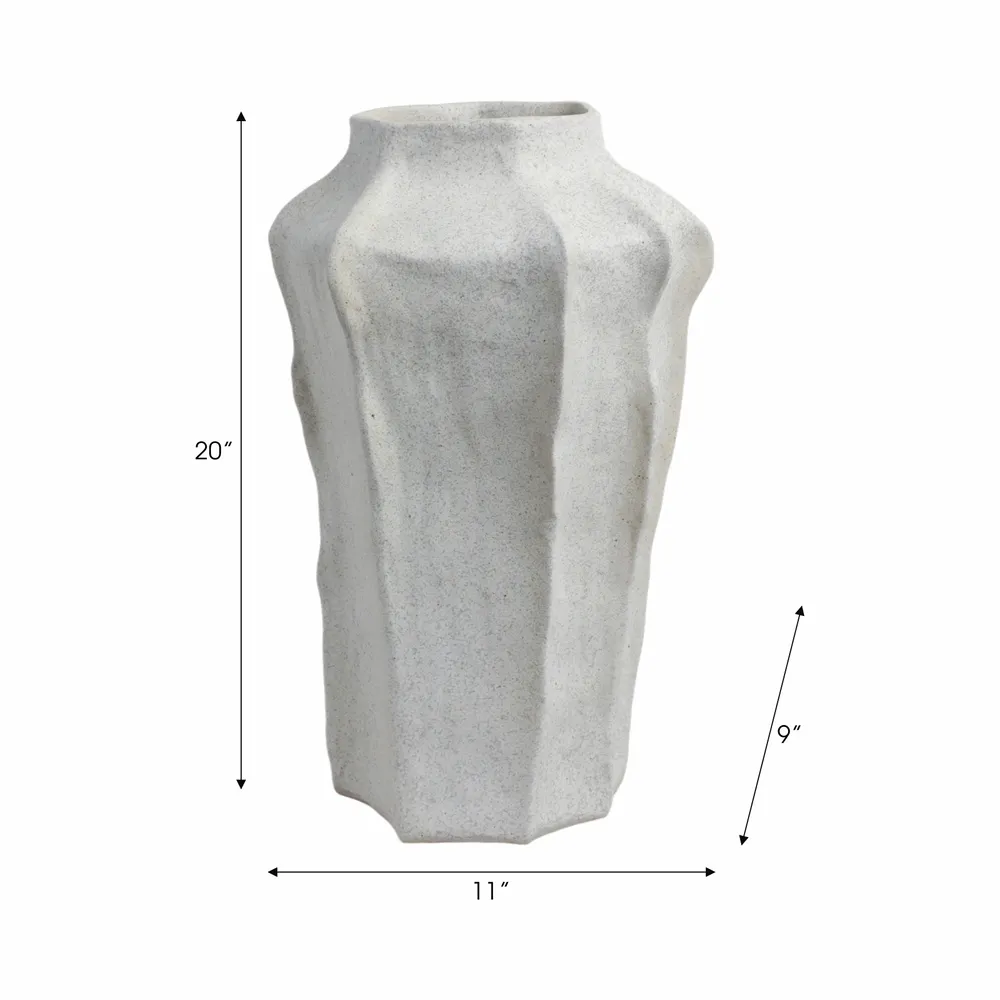AVAWAY GRAY VASE 20 (IN)