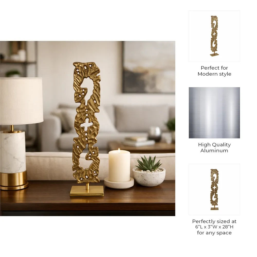 CARLTONHAM GOLD DECOR 28 (IN)