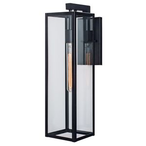 Capture 21'' High 1-Light Outdoor Sconce - Matte Black 1