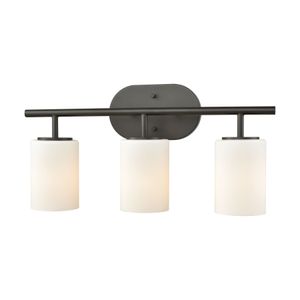 Pemlico 20'' Wide 3-Light Vanity Light - Oil Rubbed Bronze 1