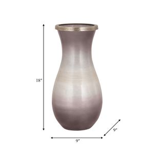 WOODSONBROOK BROWN GLASS VASE 18 (IN) 8