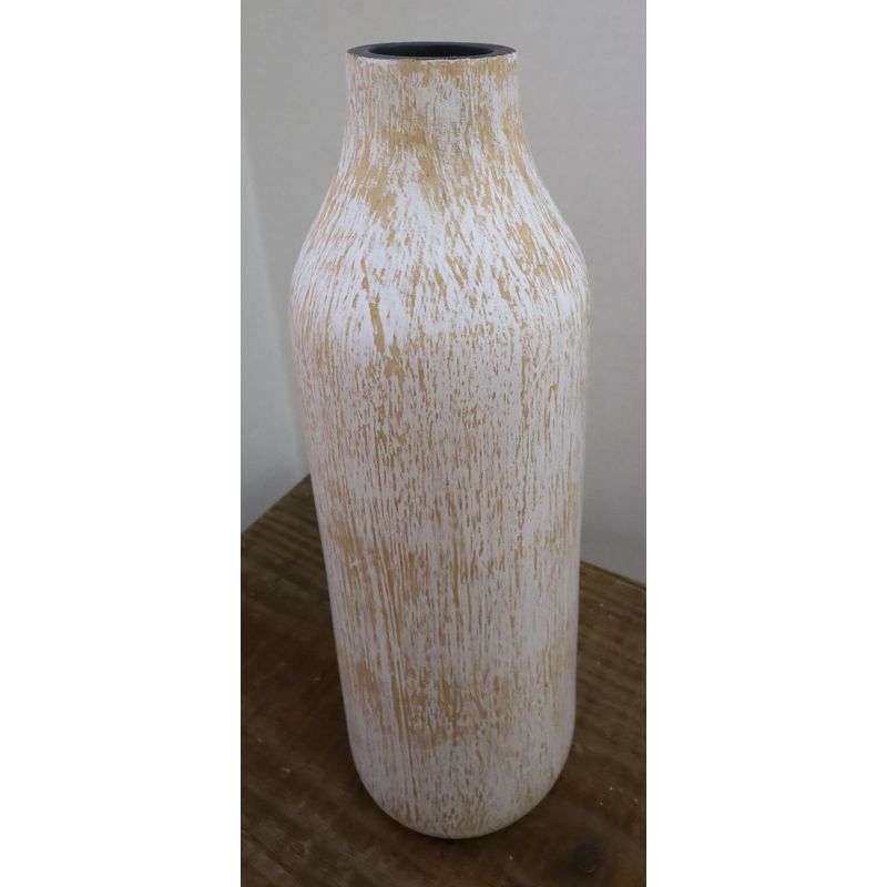 4X12IN WOOD VASE