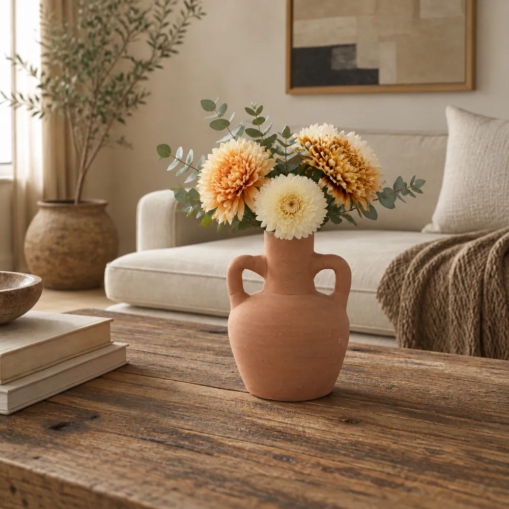 FARLEYBEACH RED VASE 6 (IN)