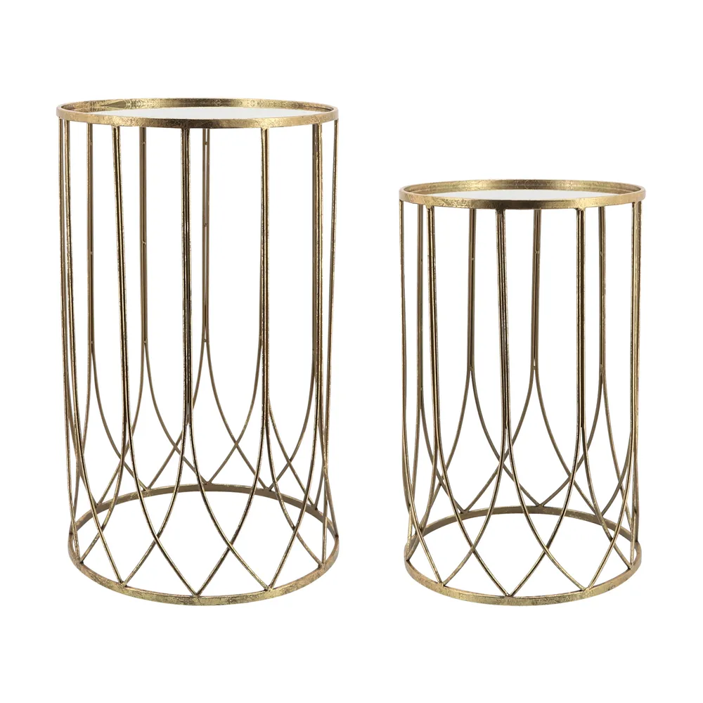 KANEHOLM SET OF 2 GOLD TABLE 26 (IN)