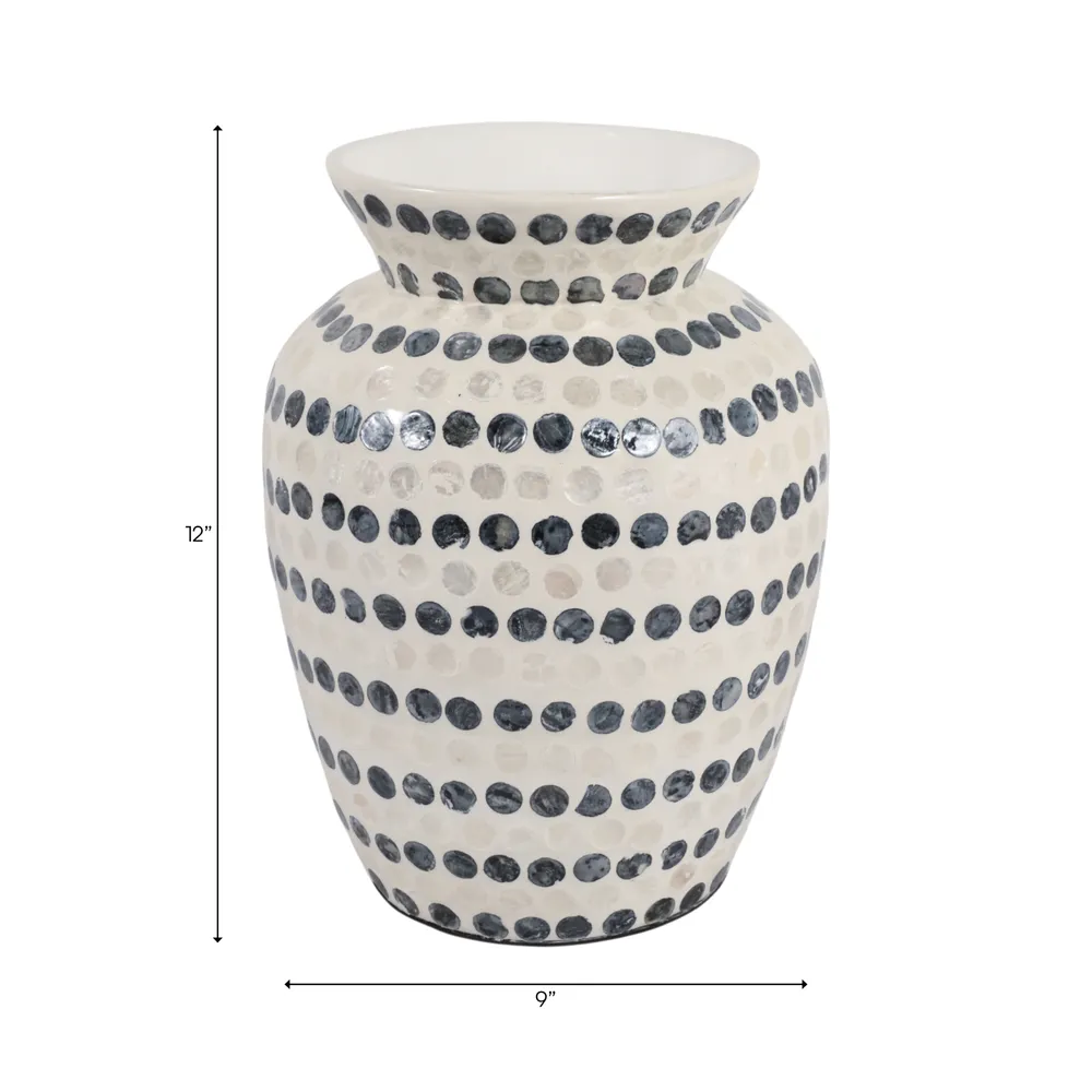 HACKETTBURN BLUE VASE 13 (IN)