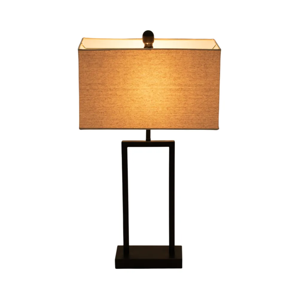 HEDLEYHAVEN SET OF 2 BLACK LAMPS 25 (IN)