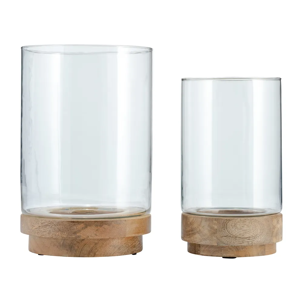 CELIASIDE SET OF 2 CLEAR HURRICANE 11 (IN)