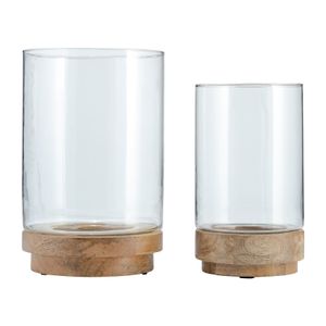 CELIASIDE SET OF 2 CLEAR HURRICANE 11 (IN) 1